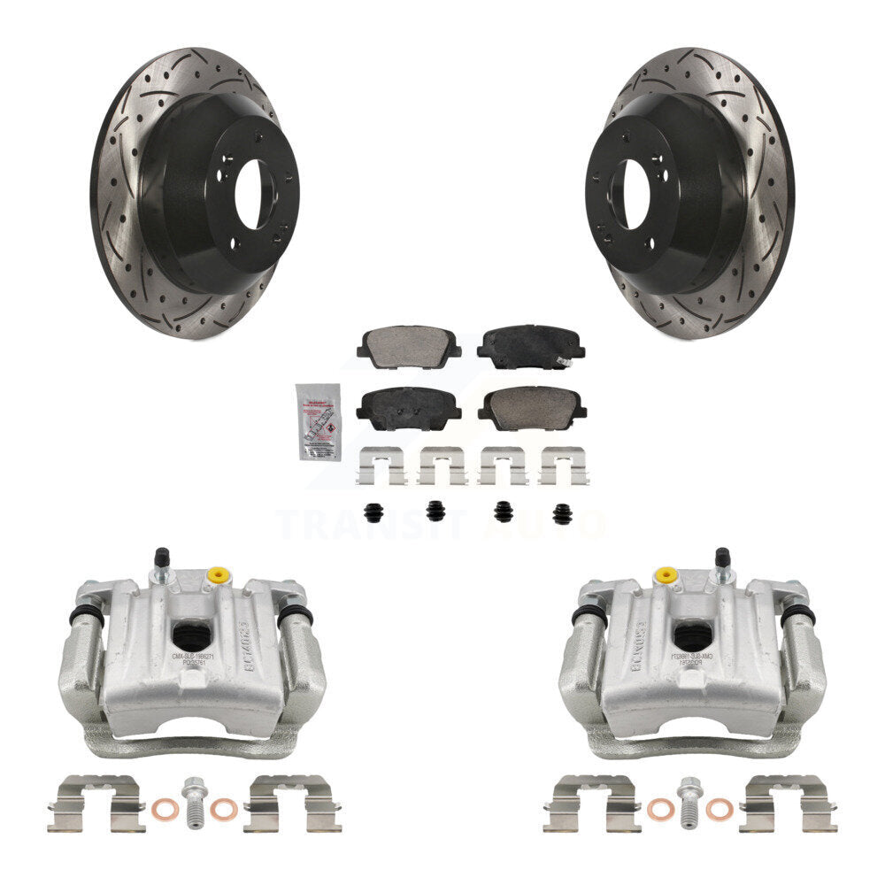 Transit Auto KCD-101423N Disc Brake Kit for 2010-2013 Kia Sorento, Hyundai Santa Fe - Rear product image