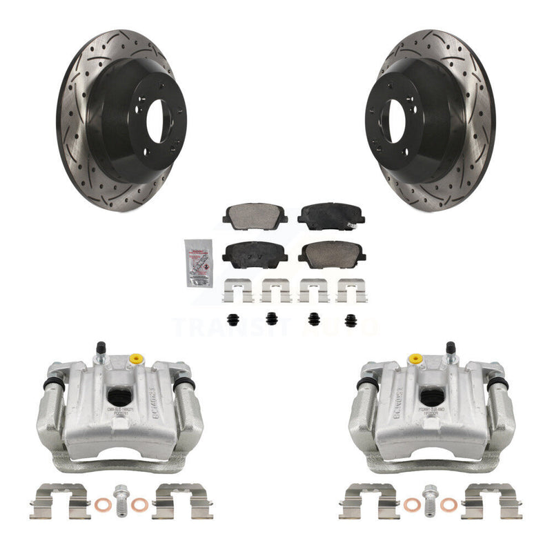 Transit Auto KCD-101423N Disc Brake Kit for 2010-2013 Kia Sorento, Hyundai Santa Fe - Rear product image