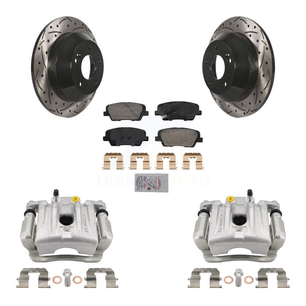 Transit Auto KCD-101425N Disc Brake Kit for 2010-2013 Kia Sorento, Hyundai Santa Fe - Rear product image