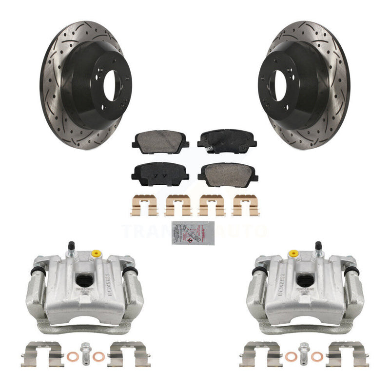 Transit Auto KCD-101425N Disc Brake Kit for 2010-2013 Kia Sorento, Hyundai Santa Fe - Rear product image