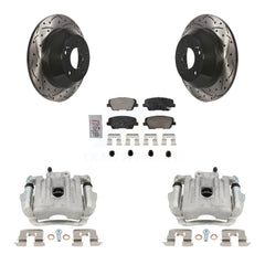 Transit Auto KCD-101427N Disc Brake Kit for 2010-2016 Kia Sorento, Hyundai Santa Fe, Hyundai Santa Fe Sport & more - Rear product image