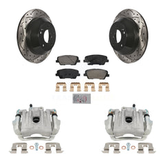 Transit Auto KCD-101429N Disc Brake Kit for 2010-2016 Kia Sorento, Hyundai Santa Fe, Hyundai Santa Fe Sport & more - Rear product image