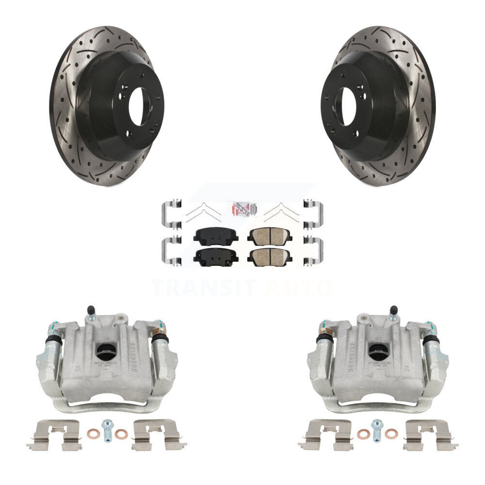 Transit Auto KCD-101430N Disc Brake Kit for 2014-2020 Hyundai Santa Fe Sport, Kia Sorento - Rear product image