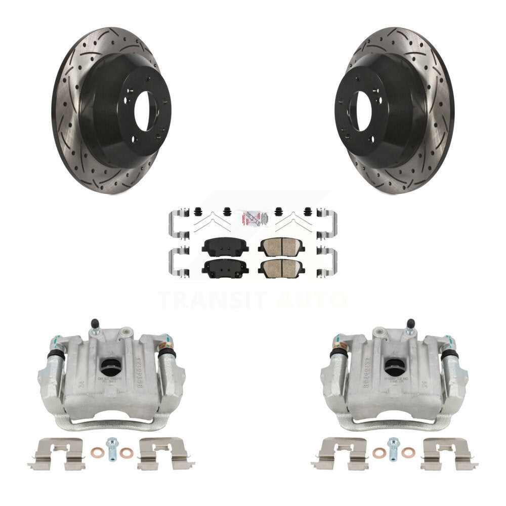 Transit Auto KCD-101431N Disc Brake Kit for 2014-2020 Hyundai Santa Fe Sport, Kia Sorento - Rear product image