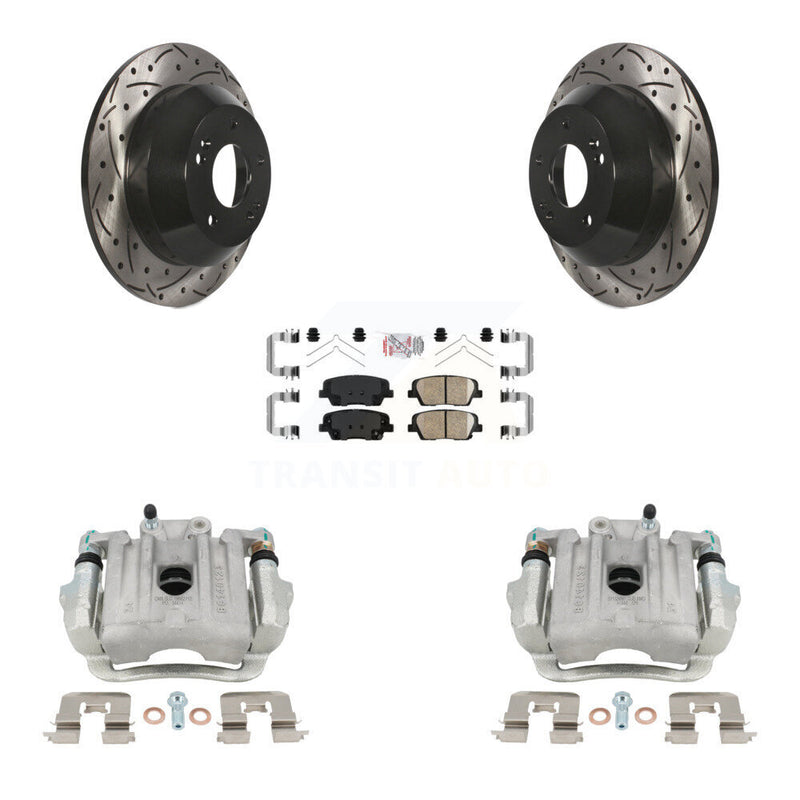 Transit Auto KCD-101431N Disc Brake Kit for 2014-2020 Hyundai Santa Fe Sport, Kia Sorento - Rear product image