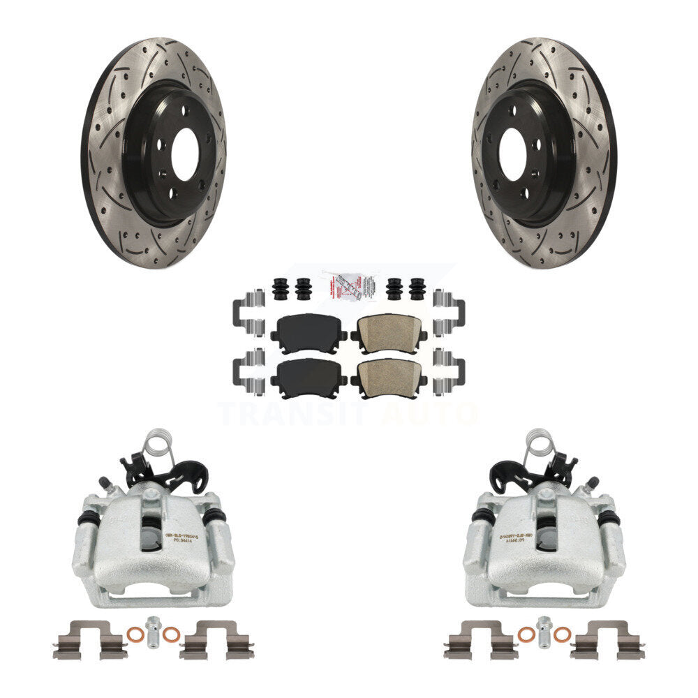 Transit Auto KCD-101432N Disc Brake Kit for 2009 Audi A4 Quattro - Rear product image