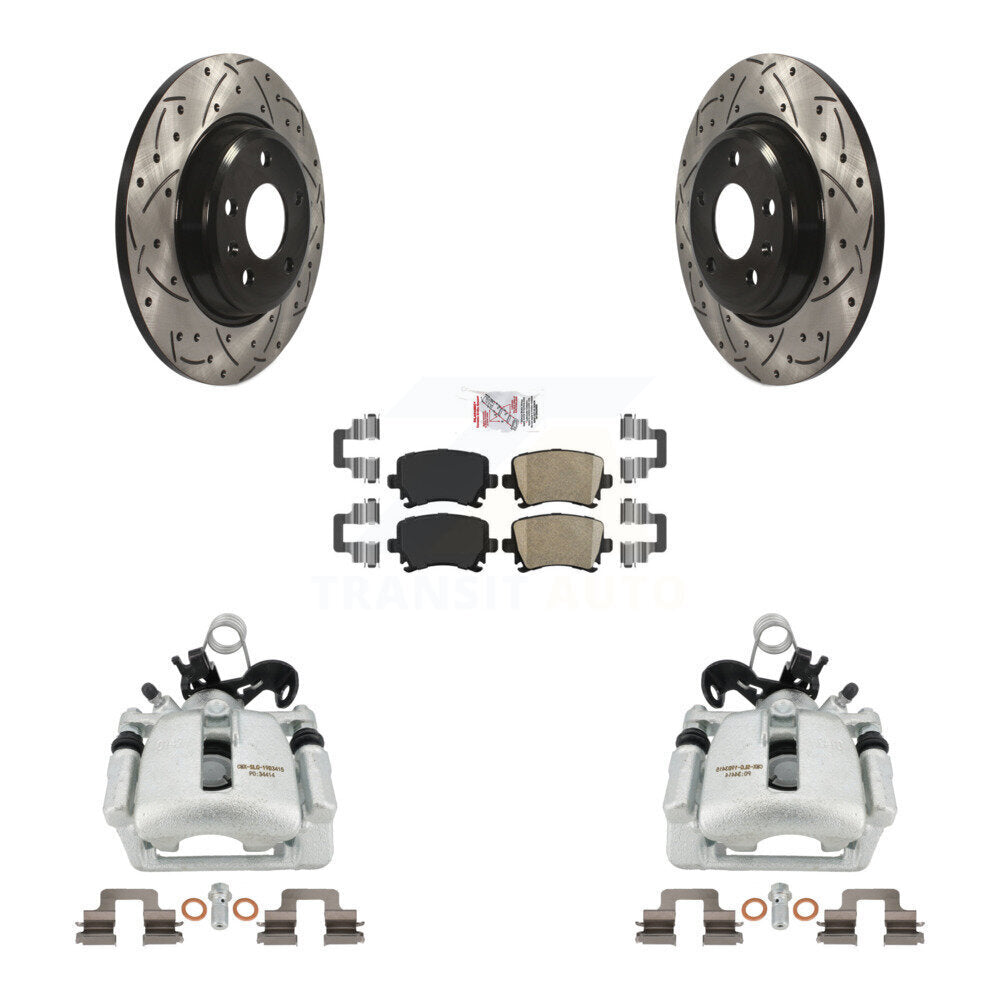 Transit Auto KCD-101433N Disc Brake Kit for 2009 Audi A4 Quattro - Rear product image