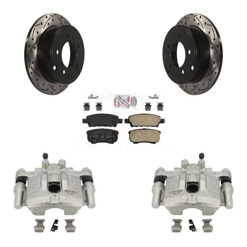 Transit Auto KCD-101437N Disc Brake Kit for 2007-2017 Jeep Compass, Mitsubishi Lancer, Chrysler 200 & more - Rear product image