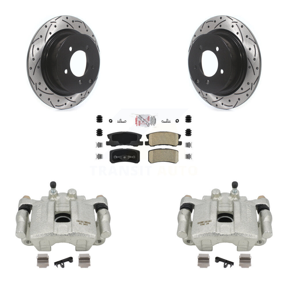 Transit Auto KCD-101439N Disc Brake Kit for 2007-2017 Jeep Compass, Mitsubishi Lancer, Mitsubishi Outlander & more - Rear product image