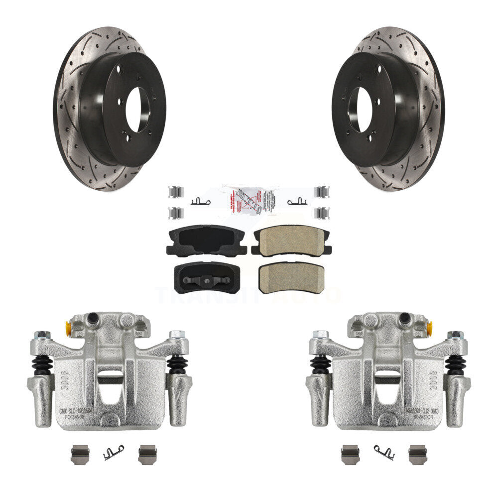 Transit Auto KCD-101440N Disc Brake Kit for 2007-2015 Mitsubishi Outlander, Mitsubishi Lancer - Rear product image