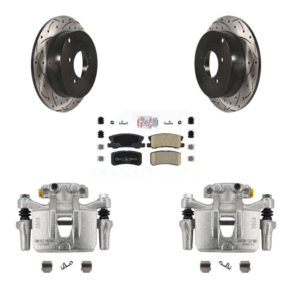 Transit Auto KCD-101441N Disc Brake Kit for 2007-2015 Mitsubishi Outlander, Mitsubishi Lancer - Rear product image