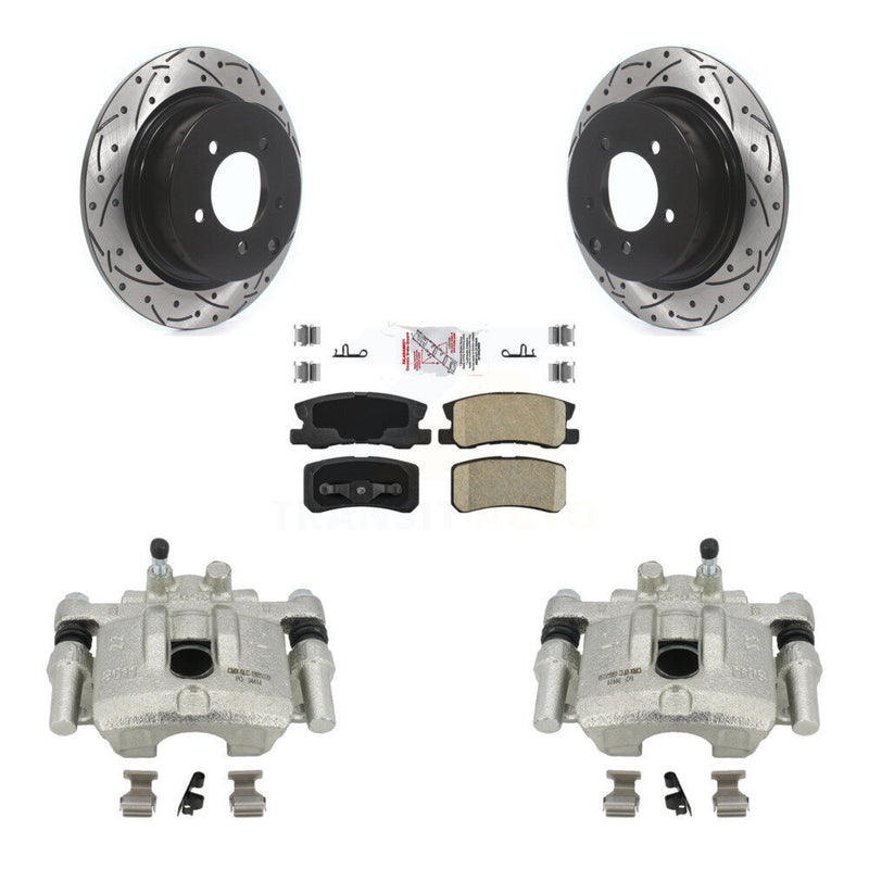 Transit Auto KCD-101442N Disc Brake Kit for 2008-2017 Mitsubishi Lancer, Dodge Caliber - Rear product image
