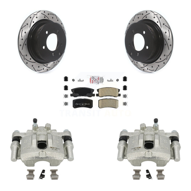 Transit Auto KCD-101443N Disc Brake Kit for 2008-2017 Mitsubishi Lancer, Dodge Caliber - Rear product image