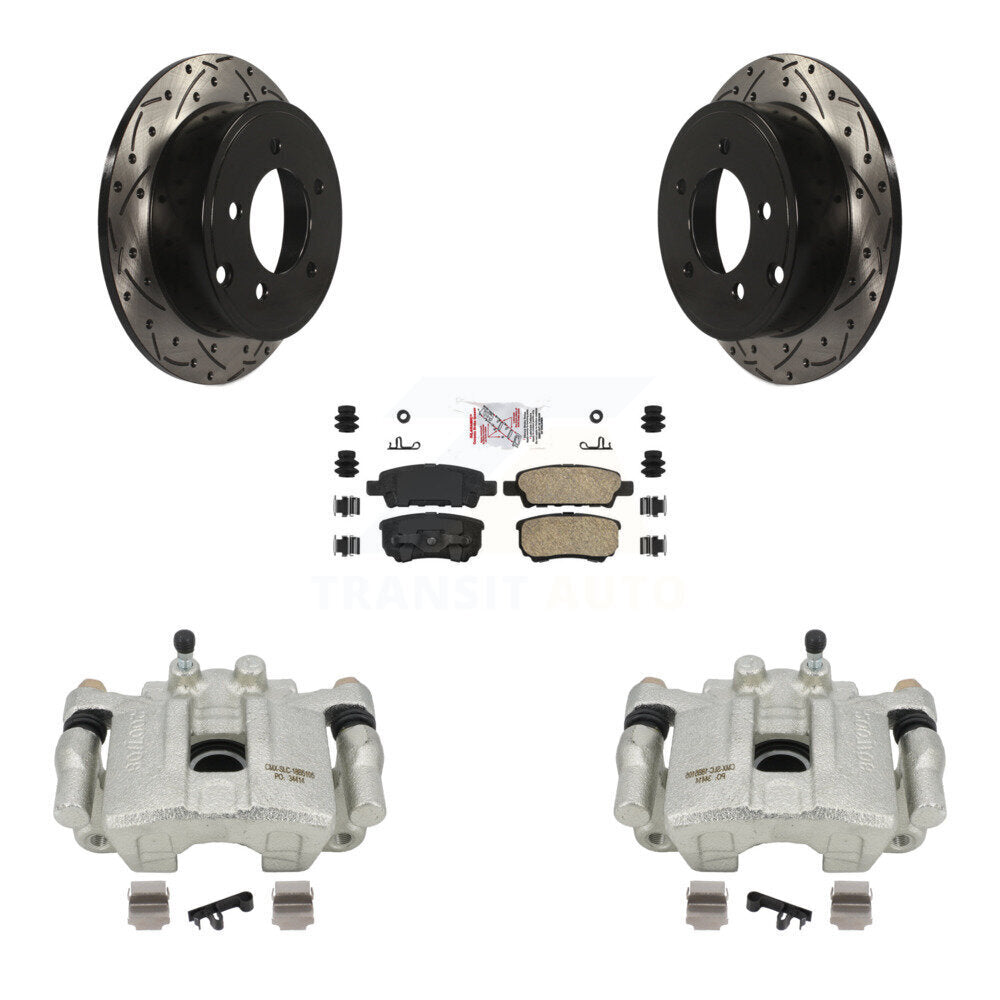 Transit Auto KCD-101444N Disc Brake Kit for 2008-2017 Mitsubishi Lancer, Dodge Caliber - Rear product image