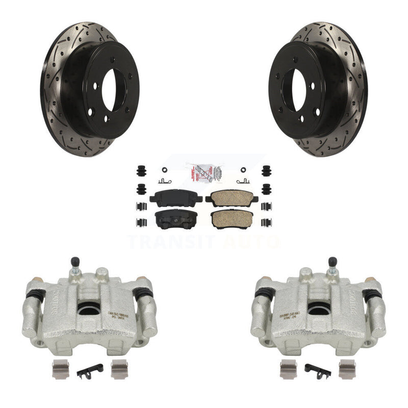 Transit Auto KCD-101444N Disc Brake Kit for 2008-2017 Mitsubishi Lancer, Dodge Caliber - Rear product image