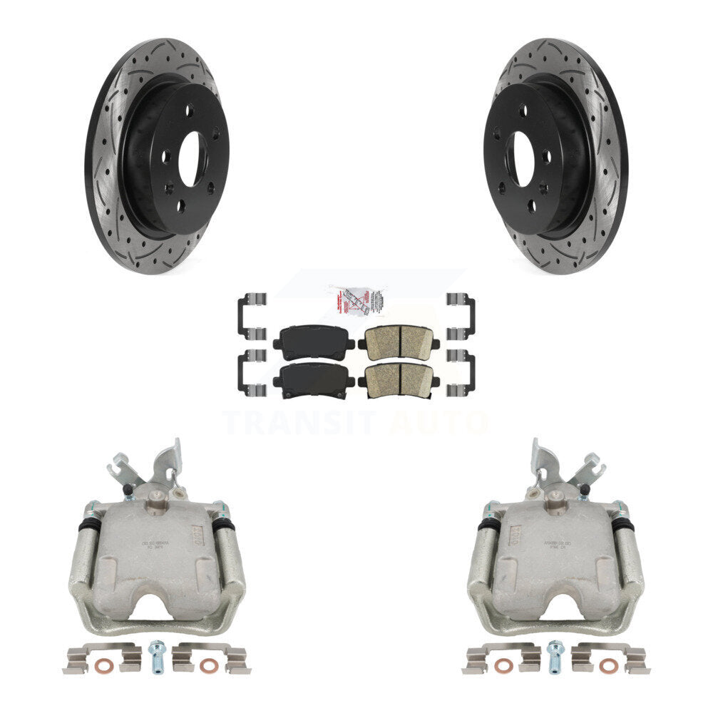 Transit Auto KCD-101446N Disc Brake Kit for 2011-2017 Buick LaCrosse, Buick Regal - Rear product image