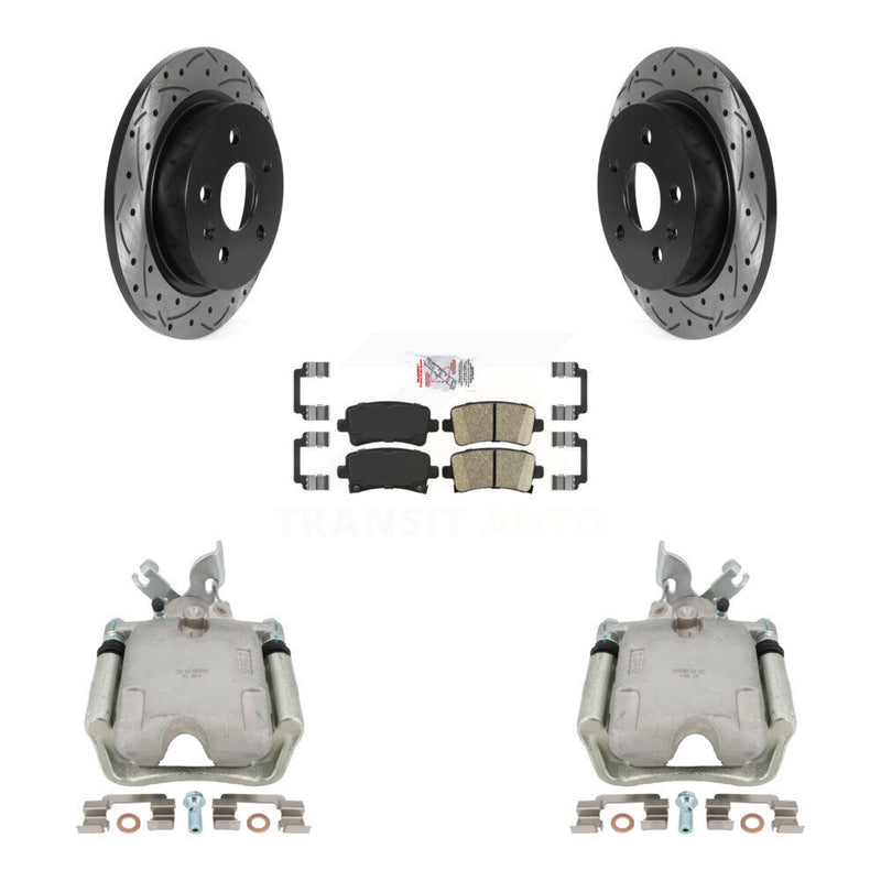 Transit Auto KCD-101446N Disc Brake Kit for 2011-2017 Buick LaCrosse, Buick Regal - Rear product image