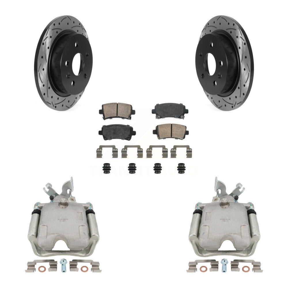Transit Auto KCD-101447N Disc Brake Kit for 2011-2017 Buick LaCrosse, Buick Regal - Rear product image