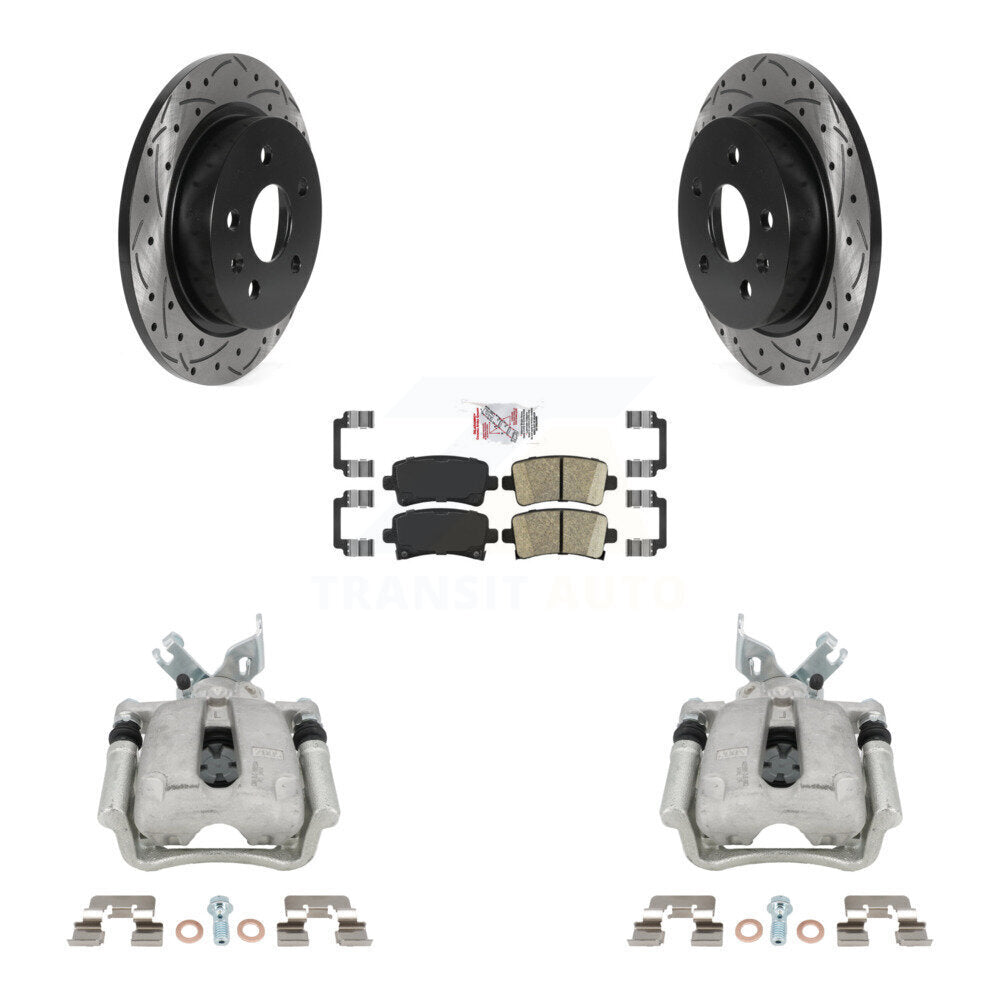Transit Auto KCD-101448N Disc Brake Kit for 2011-2017 Chevrolet Malibu, Buick LaCrosse, Buick Regal - Rear product image