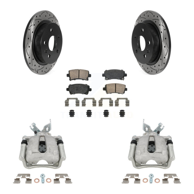 Transit Auto KCD-101449N Disc Brake Kit for 2011-2017 Chevrolet Malibu, Buick LaCrosse, Buick Regal - Rear product image