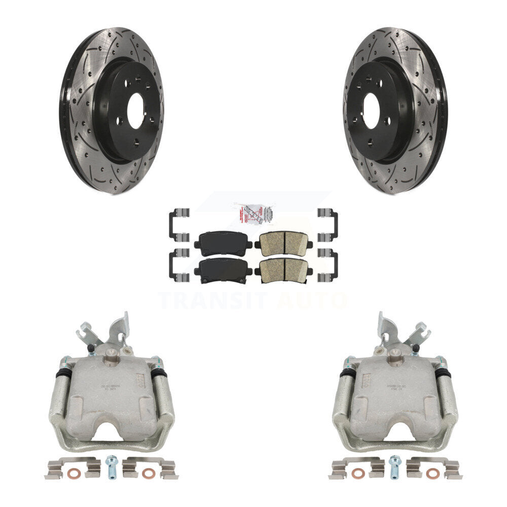 Transit Auto KCD-101450N Disc Brake Kit for 2011-2020 Cadillac XTS, Chevrolet Impala, Chevrolet Malibu & more - Rear product image