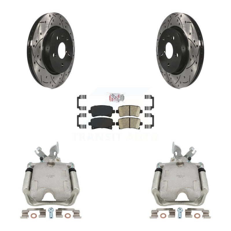 Transit Auto KCD-101450N Disc Brake Kit for 2011-2020 Cadillac XTS, Chevrolet Impala, Chevrolet Malibu & more - Rear product image