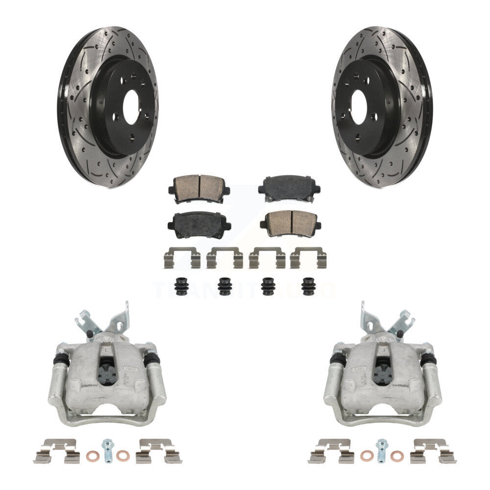 Transit Auto KCD-101453N Disc Brake Kit for 2011-2017 Buick LaCrosse, Buick Regal - Rear product image