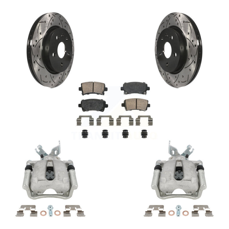 Transit Auto KCD-101453N Disc Brake Kit for 2011-2017 Buick LaCrosse, Buick Regal - Rear product image