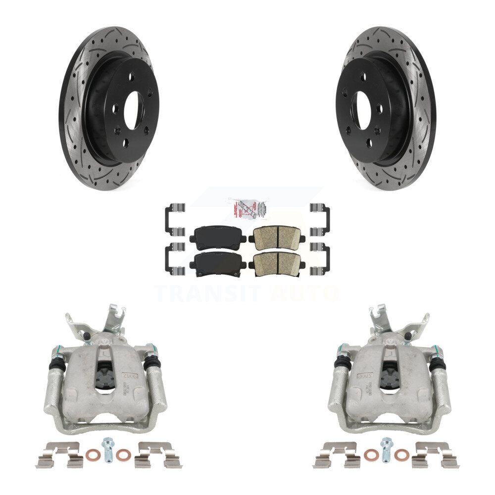 Transit Auto KCD-101454N Disc Brake Kit for 2014-2016 Chevrolet Malibu Limited, Chevrolet Malibu - Rear product image