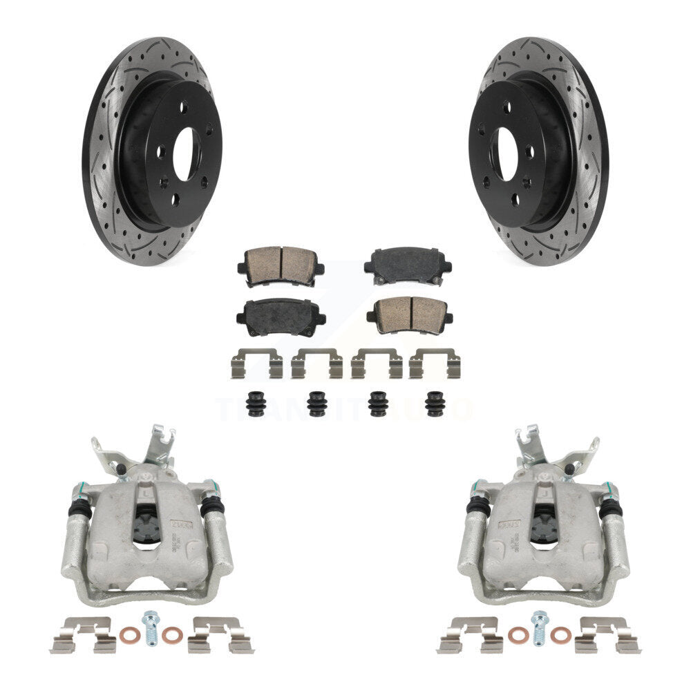 Transit Auto KCD-101455N Disc Brake Kit for 2014-2016 Chevrolet Malibu Limited, Chevrolet Malibu - Rear product image