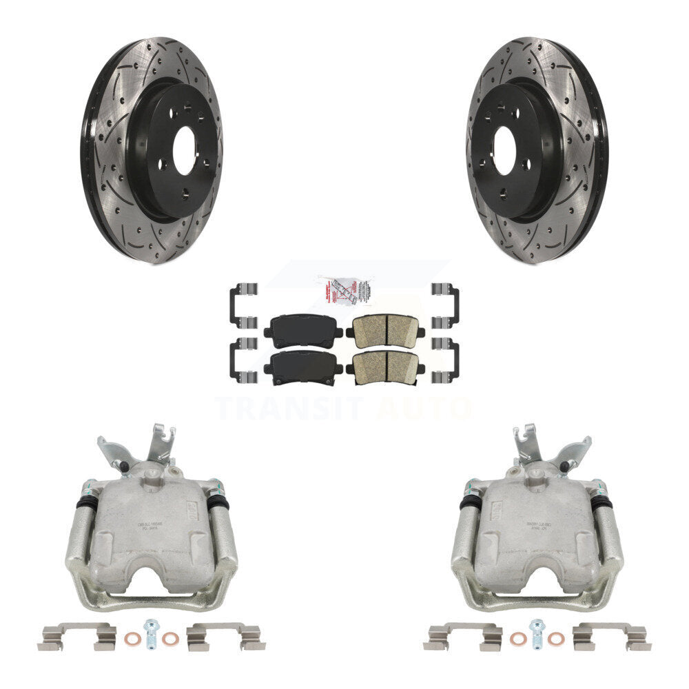 Transit Auto KCD-101456N Disc Brake Kit for 2014-2015 Chevrolet Malibu - Rear product image