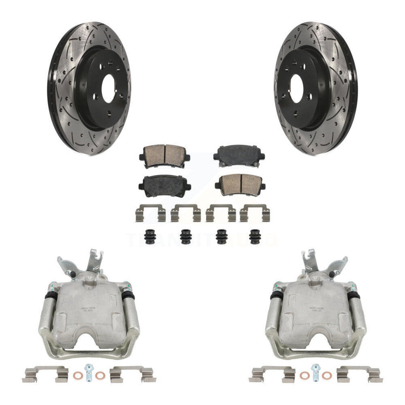 Transit Auto KCD-101457N Disc Brake Kit for 2014-2015 Chevrolet Malibu - Rear product image