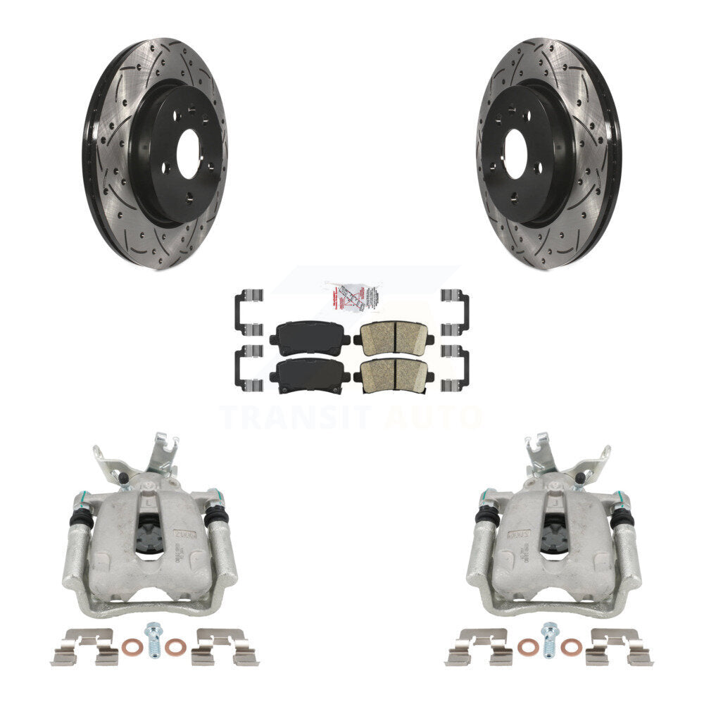 Transit Auto KCD-101458N Disc Brake Kit for 2016 Chevrolet Malibu Limited - Rear product image