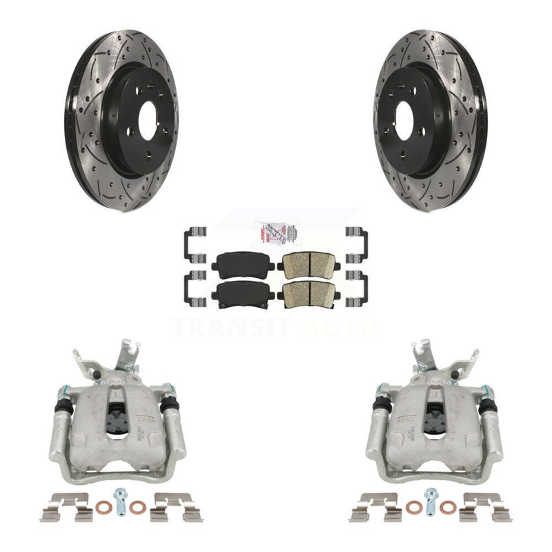 Transit Auto KCD-101458N Disc Brake Kit for 2016 Chevrolet Malibu Limited - Rear product image