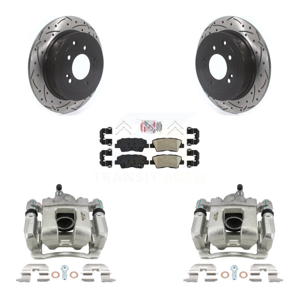 Transit Auto KCD-101468N Disc Brake Kit for 2016-2021 Hyundai Tucson, Kia Sportage - Rear product image