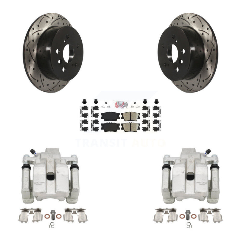 Transit Auto KCD-101471N Disc Brake Kit for 2012-2018 Lexus ES300h, Lexus ES350, Toyota Avalon & more - Rear product image