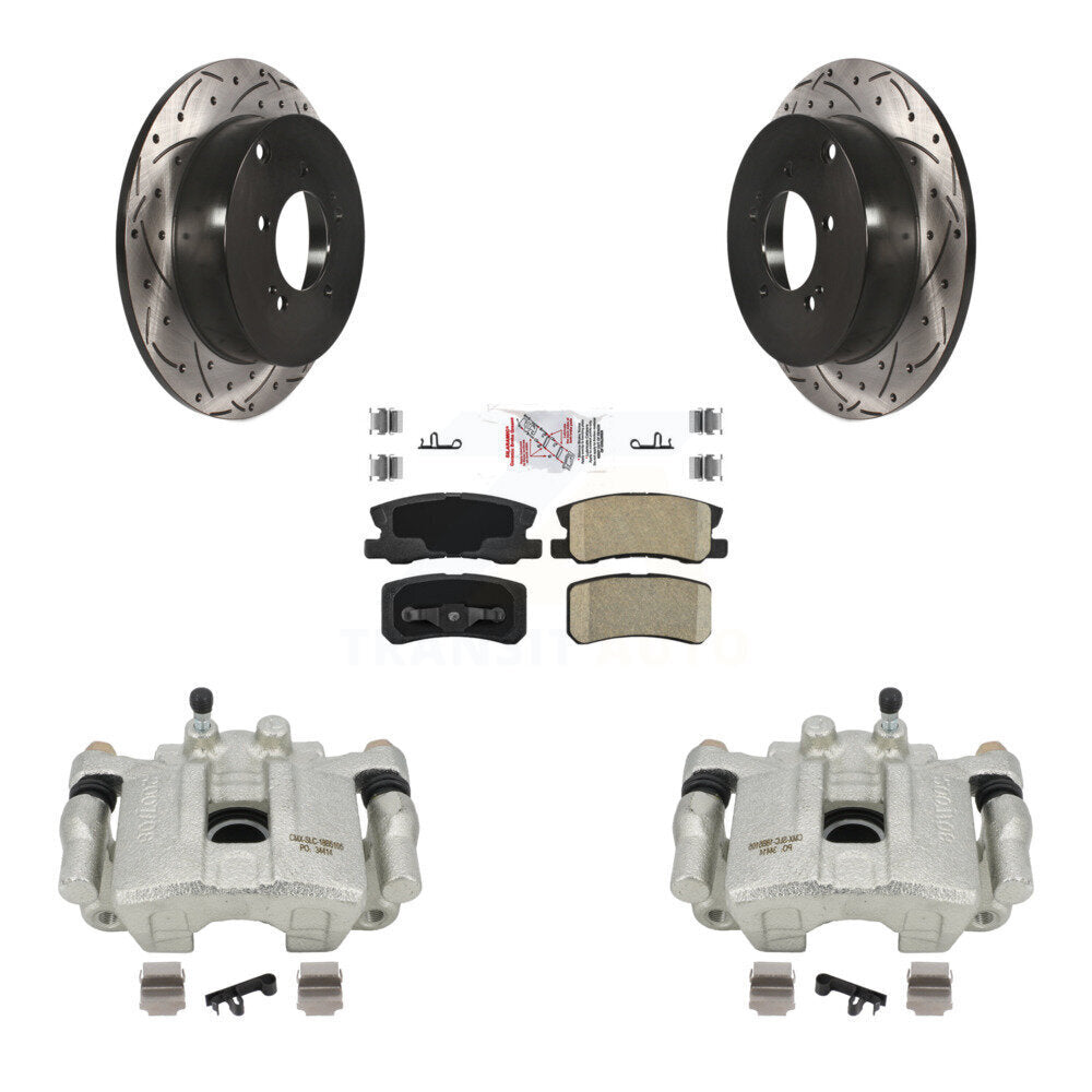 Transit Auto KCD-101476N Disc Brake Kit for 2011-2012 Mitsubishi Outlander - Rear product image