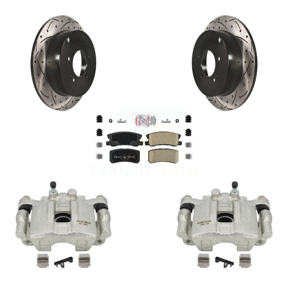 Transit Auto KCD-101477N Disc Brake Kit for 2011-2012 Mitsubishi Outlander - Rear product image