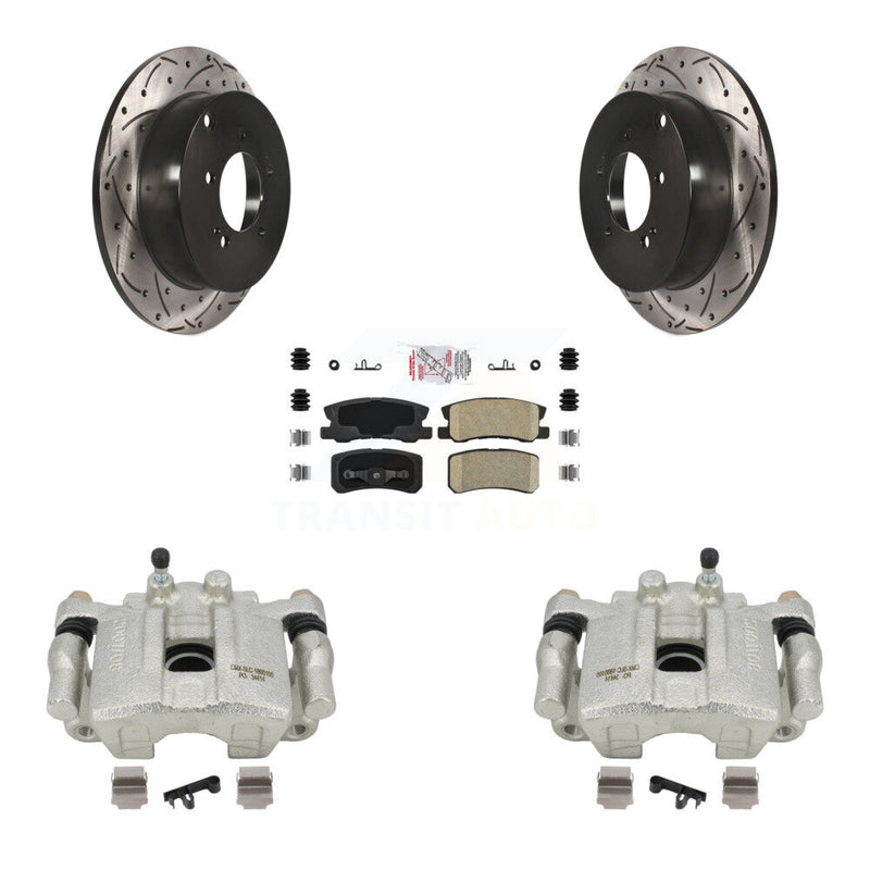 Transit Auto KCD-101477N Disc Brake Kit for 2011-2012 Mitsubishi Outlander - Rear product image