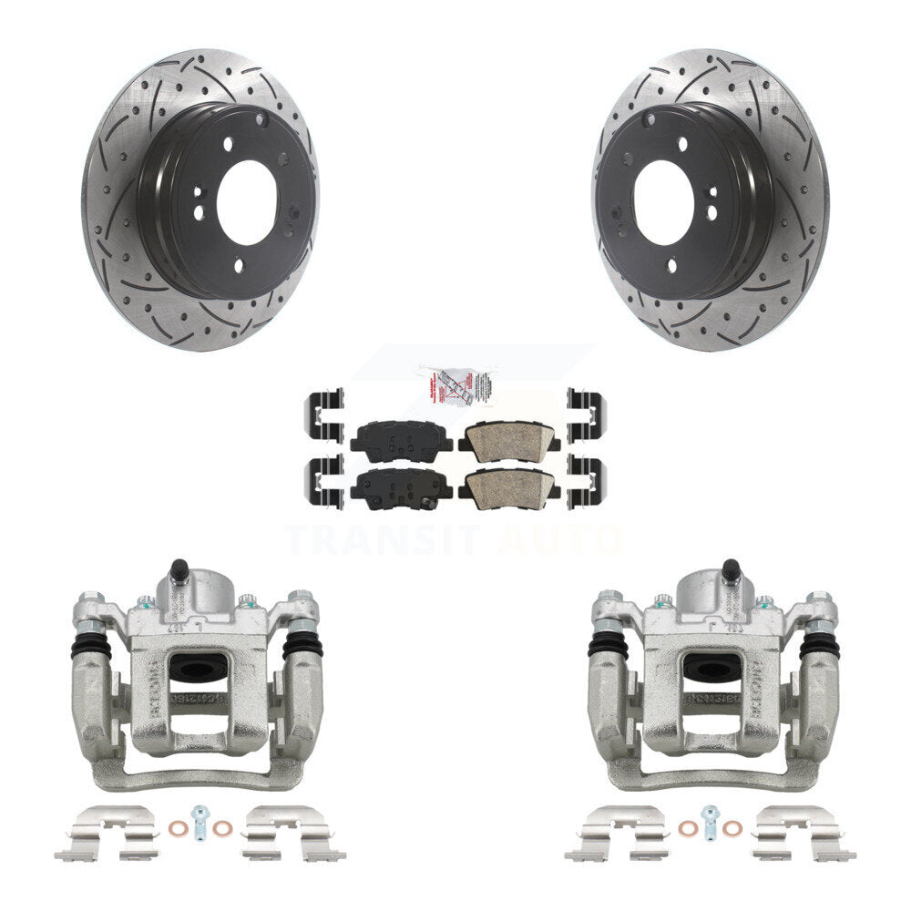Transit Auto KCD-101482N Disc Brake Kit for 2011-2015 Hyundai Sonata, Kia Optima - Rear product image