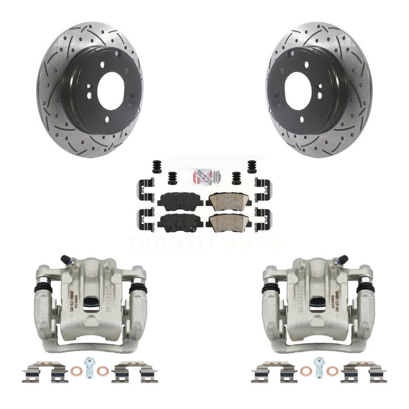 Transit Auto KCD-101483N Disc Brake Kit for 2011-2017 Hyundai Azera, Kia Optima - Rear product image