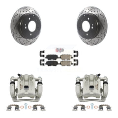 Transit Auto KCD-101484N Disc Brake Kit for 2011-2017 Hyundai Azera, Kia Optima - Rear product image