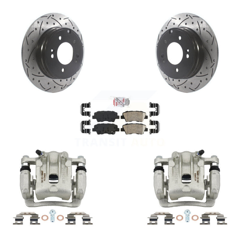 Transit Auto KCD-101484N Disc Brake Kit for 2011-2017 Hyundai Azera, Kia Optima - Rear product image