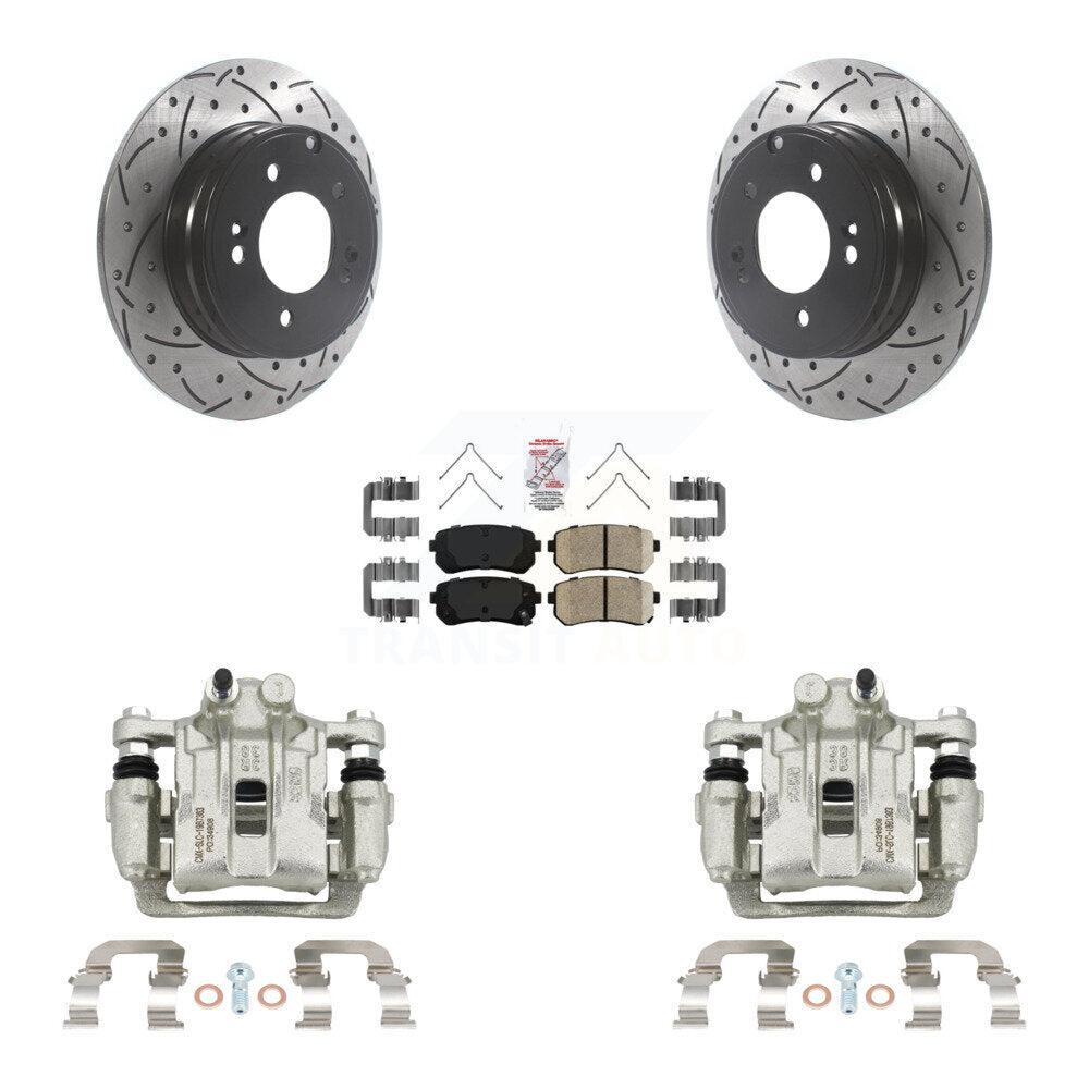 Transit Auto KCD-101497N Disc Brake Kit for 2016-2019 Hyundai Sonata, Kia Optima - Rear product image