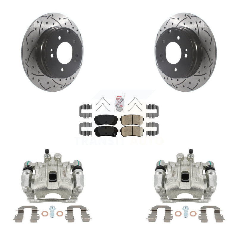 Transit Auto KCD-101498N Disc Brake Kit for 2016-2020 Hyundai Sonata, Kia Optima - Rear product image