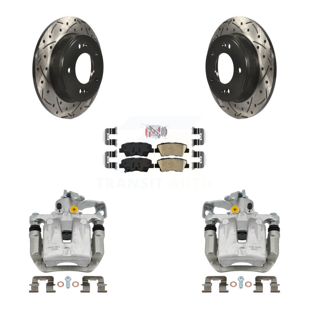 Transit Auto KCD-101509N Disc Brake Kit for 2013-2017 Hyundai Elantra GT, Kia Forte, Kia Forte Koup & more - Rear product image