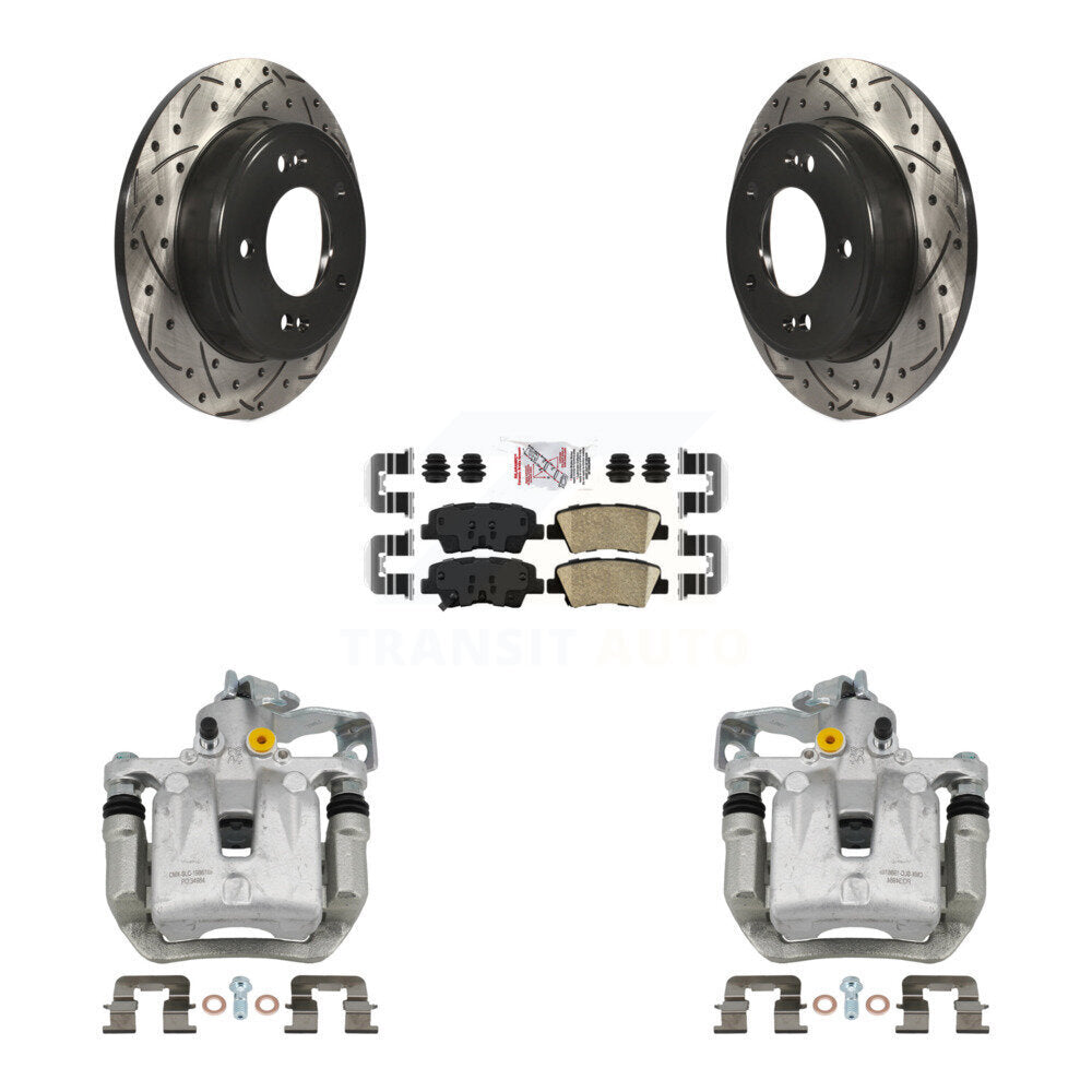 Transit Auto KCD-101510N Disc Brake Kit for 2013-2017 Hyundai Elantra GT, Kia Forte, Kia Forte Koup & more - Rear product image