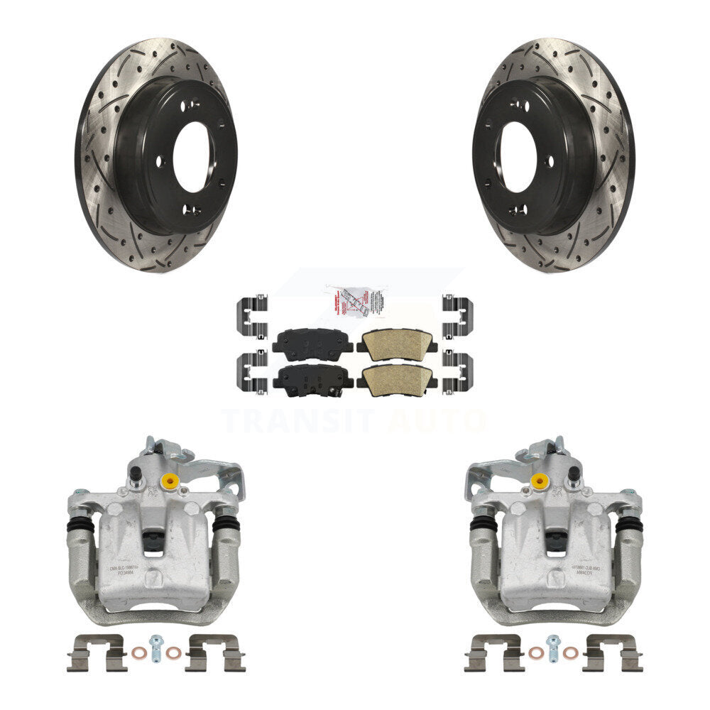 Transit Auto KCD-101513N Disc Brake Kit for 2016-2018 Hyundai Elantra GT, Kia Forte, Kia Forte5 & more - Rear product image