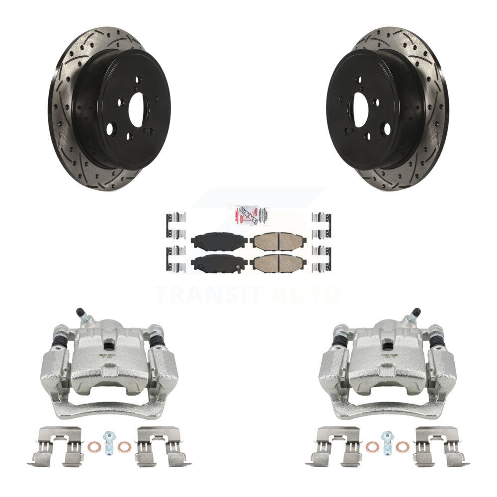 Transit Auto KCD-101519N Disc Brake Kit for 2008-2014 Subaru Impreza, Subaru WRX, Subaru Forester - Rear product image