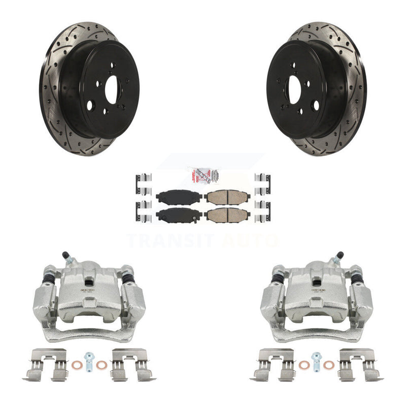 Transit Auto KCD-101519N Disc Brake Kit for 2008-2014 Subaru Impreza, Subaru WRX, Subaru Forester - Rear product image